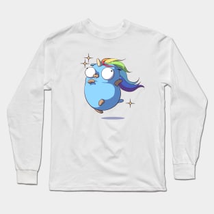 Golang Gopher Unicorn Long Sleeve T-Shirt